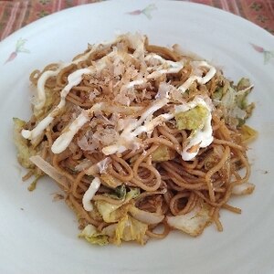 簡単ランチ＊豚肉とキャベツの味噌焼きそば